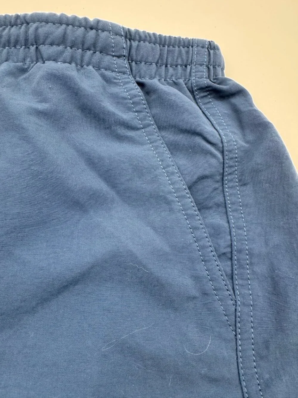 Patagonia Baggies Shorts Navy Elastic Waist Size S - Picture 4 of 9